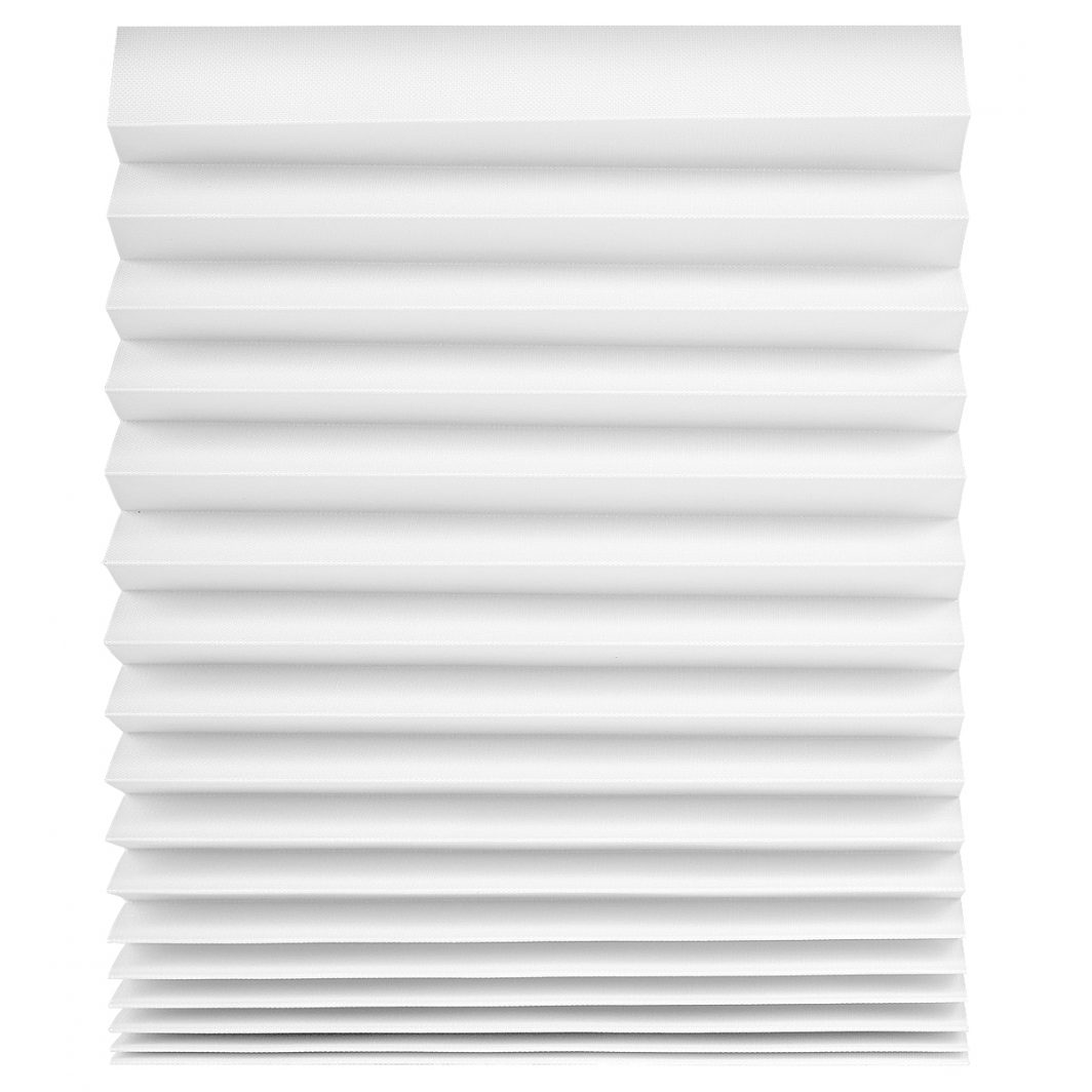 Pleated Shades - Sailcloth White