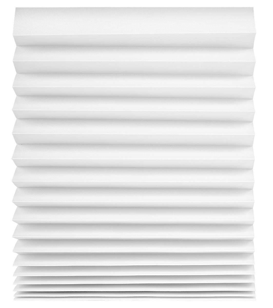 Pleated Shades - Sailcloth White