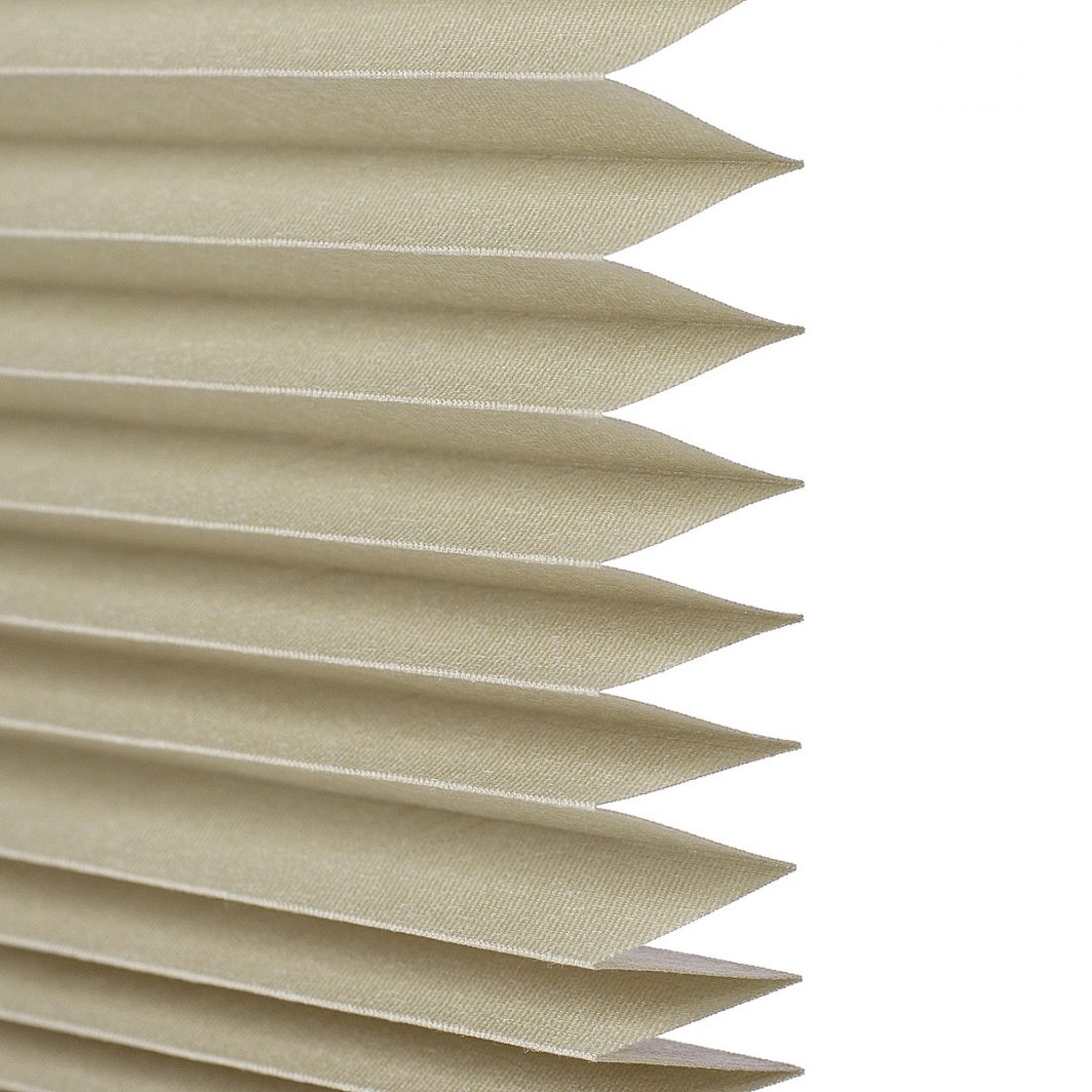 Pleated Shades - Flaxen Linen