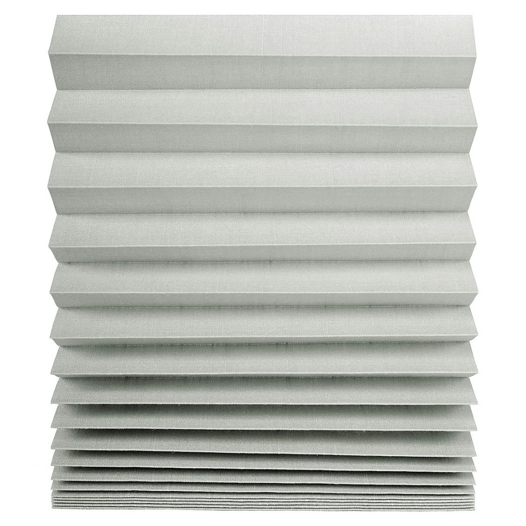 Pleated Shades - Flaxen Grey