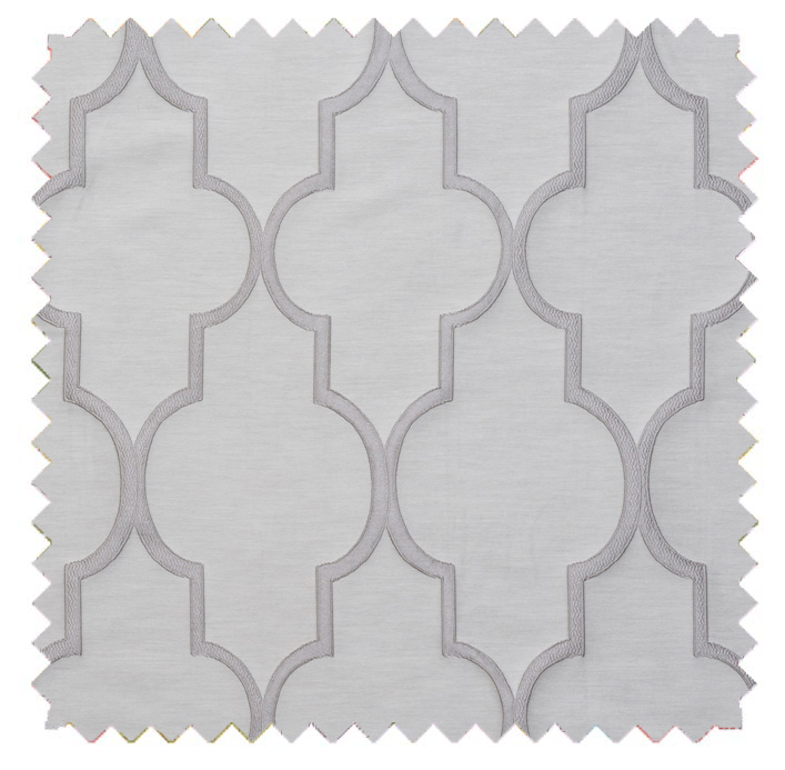 Paxton/Quatrefoil Jacquard - Lt. Grey